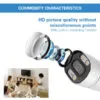 4MP POE IP Camera Support Dual-Light — изображение 4