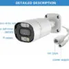 4MP POE IP Camera Support Dual-Light — изображение 3
