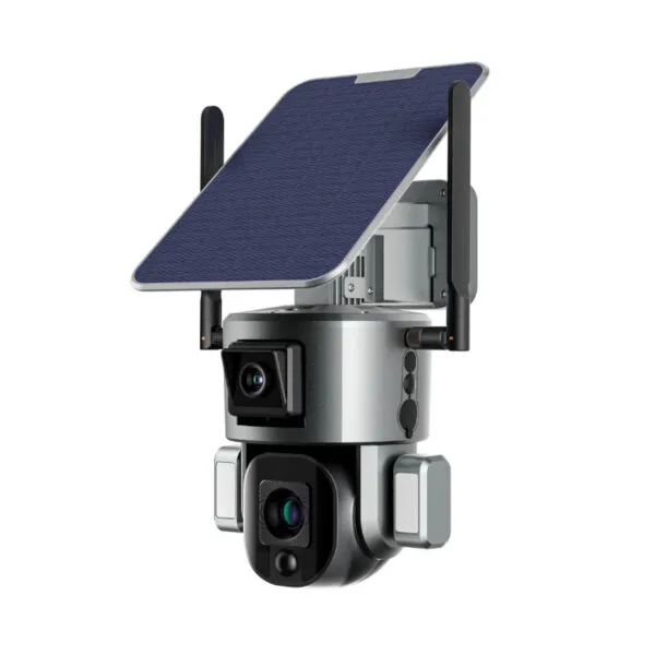 ⁦4K Dual Lens Motion Detection 4G Solar PTZ Camera⁩ - الصورة ⁦2⁩