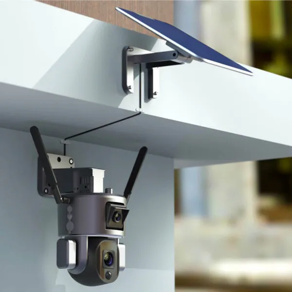 ⁦4K Dual Lens Motion Detection 4G Solar PTZ Camera⁩ - الصورة ⁦4⁩