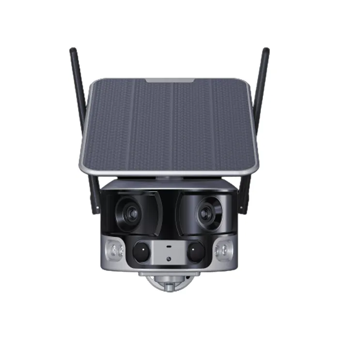 4K Dual Lens 180° Super Wide-Angle 4G Solar Wireless Camera – Image 2