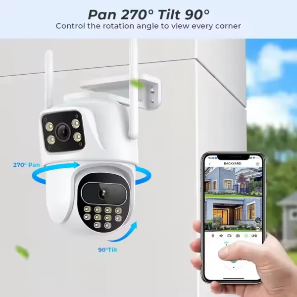 Humanoid Recognition AI Dual-Lens WiFi Camera — изображение 2