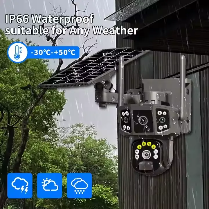 solar powered surveillance camera systems