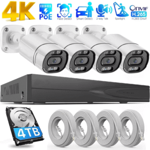 8mp poe nvr kits