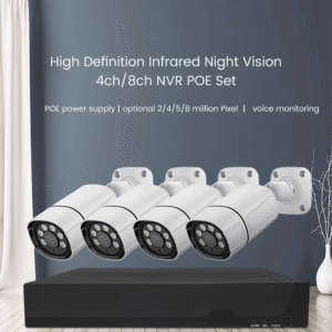 cctv with poe ip camera