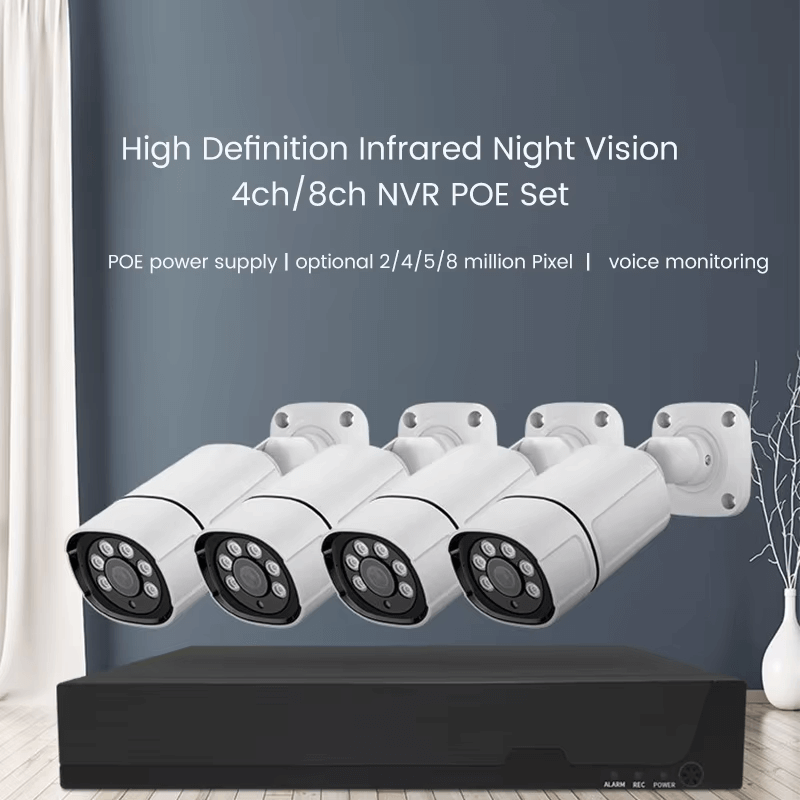 poe ip カメラ付き cctv