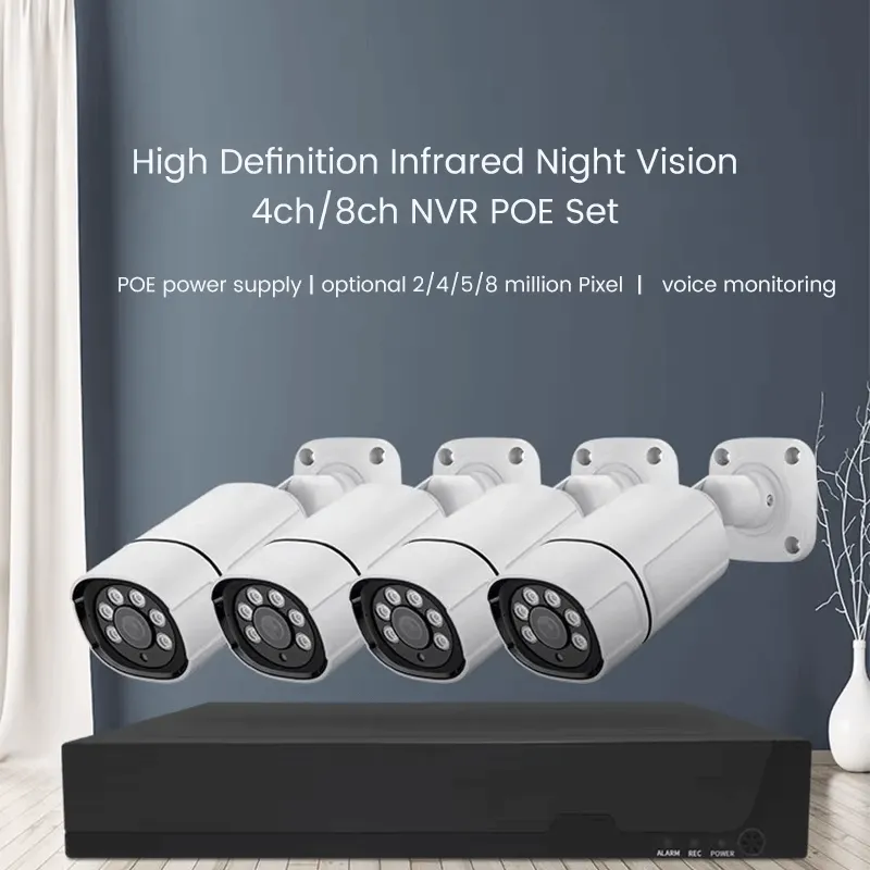 cctv with poe ip camera