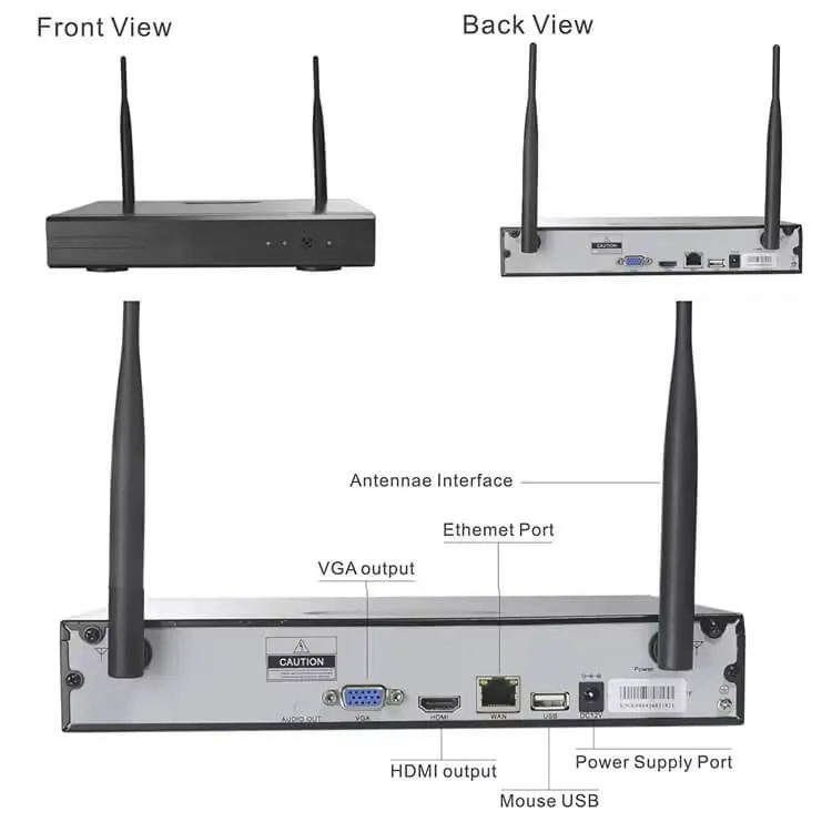2.4G Wi-Fi NVR