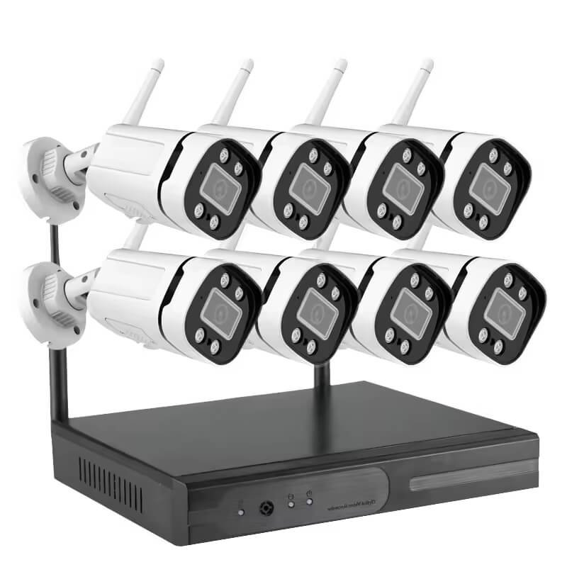 Система NVR с разрешением 3 Мп и 8 каналами, поддерживающая Wi-Fi