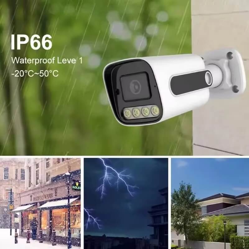câmara poe ip66 à prova de água