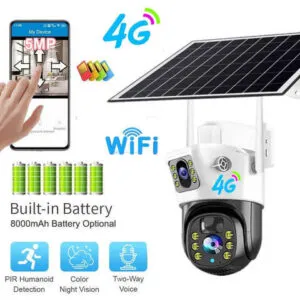 cámara solar con sim