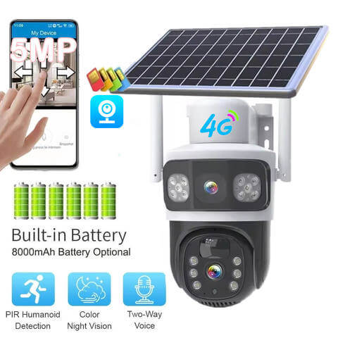 solar cctv camera outdoor