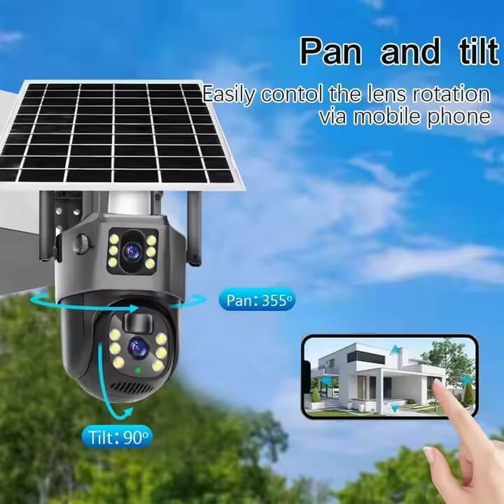 solar panel camera