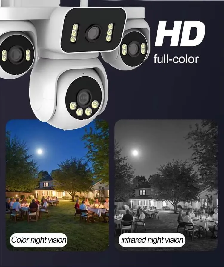 caméra solaire couleur