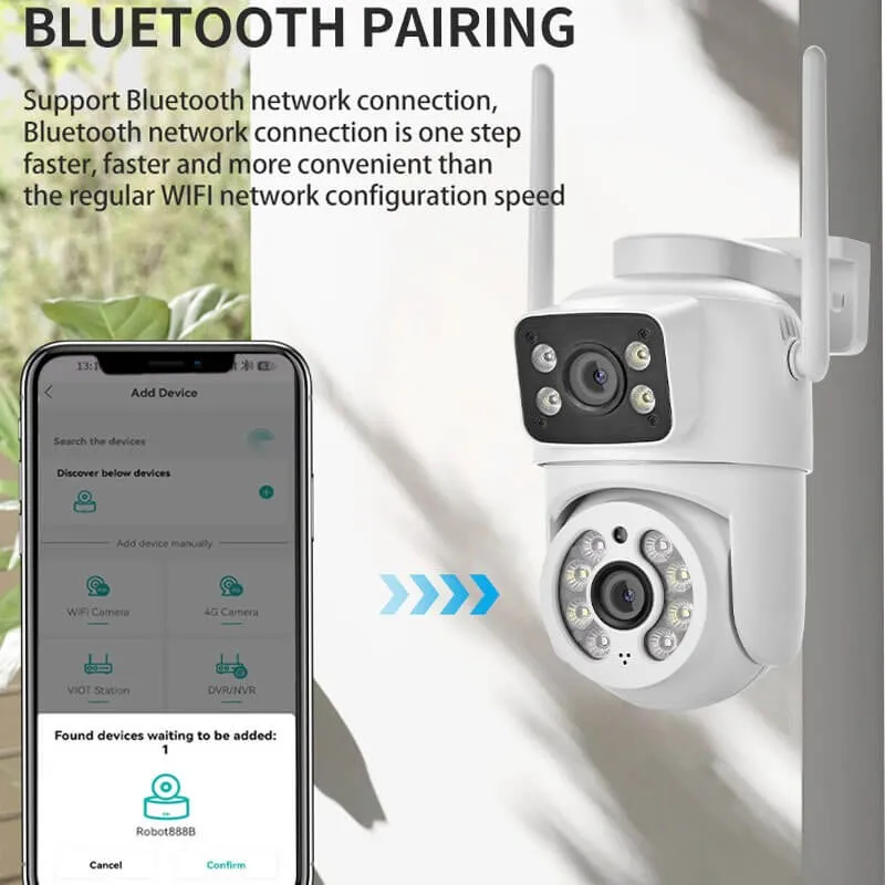 パン・チルト IPカメラ