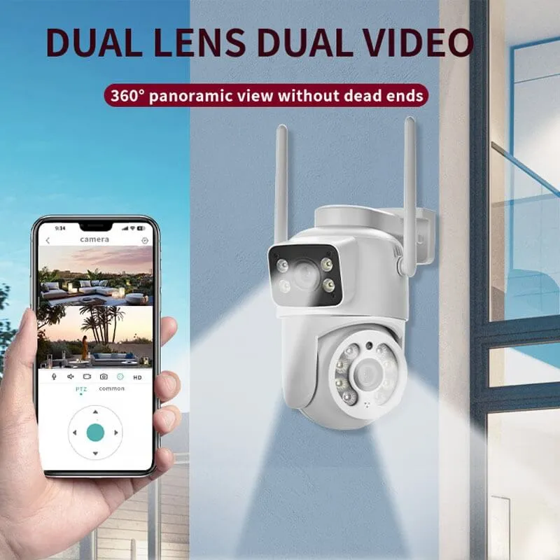 デュアルレンズワイヤレスカメラ