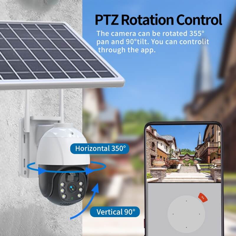 solar powered security camera