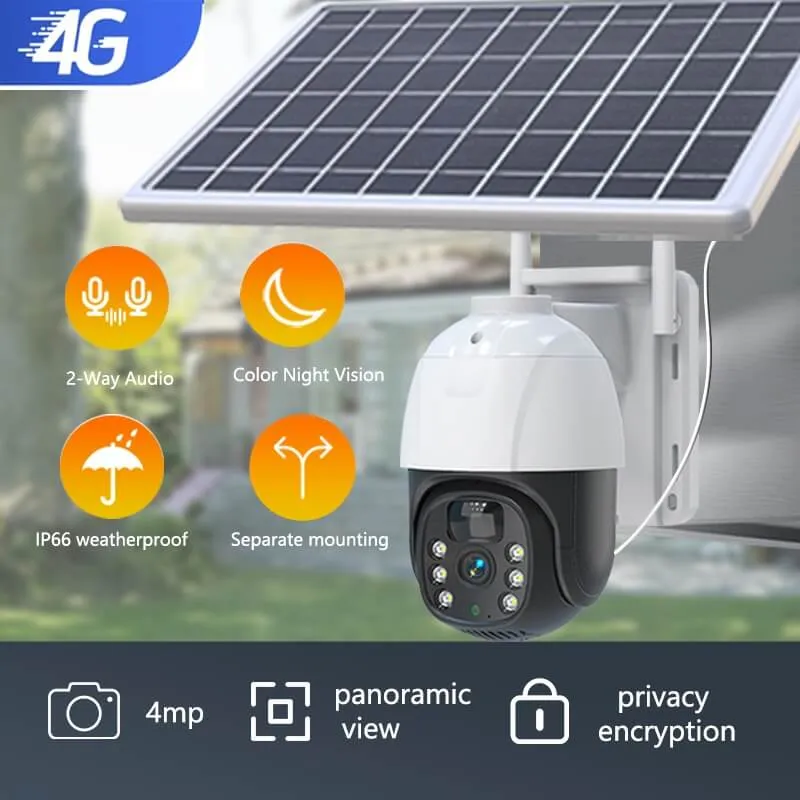 Solar Powered Wireless IP Camera Applications