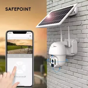 solar wireless security camera 8mp